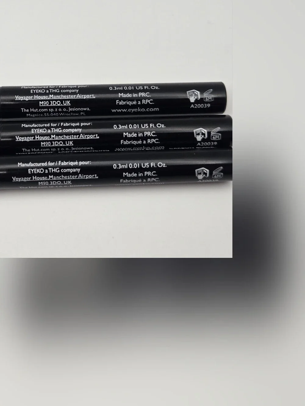 Bundle of 3: Eyeko London Black Magic Liquid Eyeliner + Widelash™ – New, Unboxed